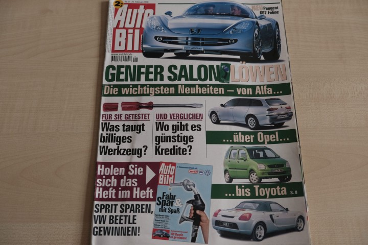 Deckblatt Auto Bild (08/2000)